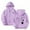 Purple, variant on Bibifish Kids Hoodies Dog High-Five Graphic Print Full-Zip Lined Hoodie Jackets Soft Warm Oversized Fit Outdoor Walks Cute Hoodies