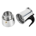 thumbnail image 3 of Stainless Steel Percolator  Pot Espresso Coffee Maker Stove Home Office Use (200ml), Stainless Steel, Percolator  Pot, 3 of 7