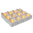 thumbnail image 1 of FLhrweasw Velas LED Sin Llama Té Velas Románticas Luces para El (cuadradas), 1 of 8
