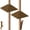 Brown., variant on Metal Squirrel Baffle for 4x4 Post, Outside Wooden Pole Mount Squirrel Guards for Bird Feeders, 17 Inch Squirrels Deterrents Stopper to Deter Racoons, Black, 2pcs