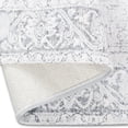 thumbnail image 3 of Tapis Moderne Lavable Gris Transitionnel 6'X9', 3 of 5