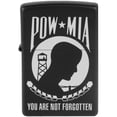 thumbnail image 2 of Zippo POW MIA Flag Black Matte Windproof Pocket Lighter, 2 of 3