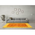 thumbnail image 3 of Ahgly Company Indoor Rectangle Oriental Yellow Traditional Area Rugs, 4' x 6', 3 of 4