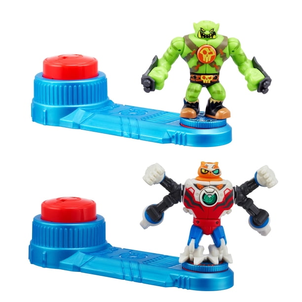 Akedo - Ultimate Arcade Warriors Battle Giants Versus Pack - Scratch-Atron VS Tonk - Mini Battling Action Figures Ready, Fight, Split Strike price in Saudi Arabia | Amazon Saudi Arabia