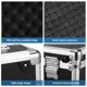 thumbnail image 3 of NUOLUX Maletín De Con Cerradura Ideal Para Almacenamiento Seguro Y Transporte Profesional Negro, 3 of 6