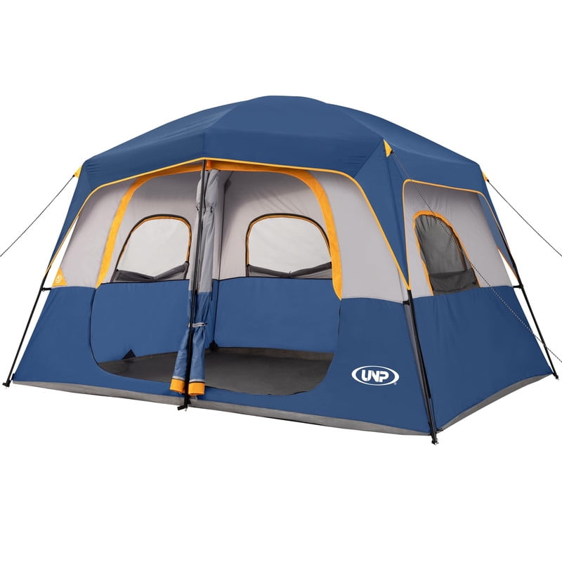 Camping Tent 8 Person, Waterproof Windproof Tent with Rainfly Easy Set up-Portable Dome Tents for Camping
