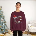 thumbnail image 5 of Chicken Heart Women Sweatshirts, Merry Chickmas Sweatshirts, Women Gifts, 5 of 5