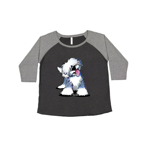 Inktastic Old English Sheepdog Women's Plus Size T-Shirt