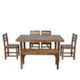 thumbnail image 5 of Miekor Furniture High-quality Acacia Wood Outdoor Table and Chair Set, Suitable for Patio, Balcony, Backyard W5UAAE, 5 of 9