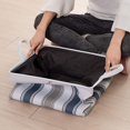 thumbnail image 4 of 17.3Inches Thickened Large Storage 17.3x13x12 Inches MultiFunctional Storage Bin for ToysBooksTowels etc. (Sailboat 2pcs), 4 of 5