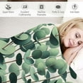 thumbnail image 3 of JRXY Flannel Fleece Blanket - Soft and Cozy Anti-Pilling Flannel Fabric - Multiple Sizes Available White, 3 of 6