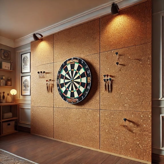 24" x 36" x 1" Thick Cork Sheet, 100% Natural and Sustainable Cork Board for Dart Board Backers and Bulletin Boards. Perfect for Home, School, and Office