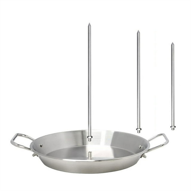 Detachable Stainless Steel BBQ Skewer Stand 3 Sizes Vertical Skewers