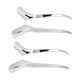 thumbnail image 5 of Ouitble Embellecedor de la Cubierta de la Raya del Espejo Lateral, 4 Piezas Embellecedor de la Cubierta de la Raya del Espejo retrovisor Tapa del Espejo Lateral ABS para R-4 2019-2020(Left), 5 of 5