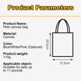 thumbnail image 4 of Labymos Pet Canvas Shoulder Bag Multiple Colors Cute Cat Carrier Portable Pet Canvas Shoulder Carrying, 4 of 8