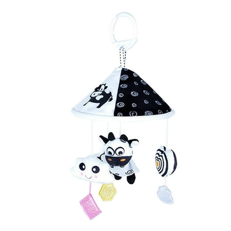

Baby Rattles Baby Rattle Baby Bed Bell Stroller Pendant Hanging Umbrella Wind Chime Baby Comfort Bedside White