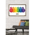 thumbnail image 2 of Star Wars: Saga - BB-8 Pride Wall Poster, 22.375" x 34" Framed, 2 of 6