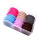 thumbnail image 4 of Jumpingount 20 piezas/30 Uds. Coletero para niñas y mujeres, soporte para el cabello, banda elástica de nailon y LICRA, cuerda para niños, lazos Accesorio para el cabello Vistoso S, 4 of 6