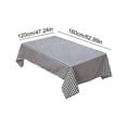 thumbnail image 3 of Waterproof and Oilproof Checkered Tablecloth Classic Plaid Nylon Desk Protector Mat for Dining Room Kitchen Living Room Daily Gatherings, 47.24" x 62.99", AKLJWH, 3 of 6