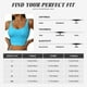 thumbnail image 5 of Fotbe Sky Blue Glitter Sujetador Deportivo Largo sin Aros para Mujer con Almohadillas y Soporte Medio, Transpirable y Absorbente, Camiseta Tipo Chaleco o Tank Top-Large, 5 of 8