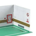 thumbnail image 3 of 1/24 Parking Lot Scene Display Model Car Case Scenery Desktop Decor Diecast Car Garage green, 3 of 8