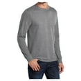 thumbnail image 4 of Mens Long Sleeve Core Blend Cotton/Polyester Tee Ash 4X-Large, 4 of 6