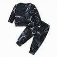 thumbnail image 3 of Towmus Toddler Baby Boys Dinosaur Clothes Long Sleeve Top & Pants Casual Wear 3-9 Months Fall Outfits Set, 3 of 9