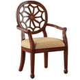 thumbnail image 5 of Spider Web Back Accent Lounge Chair, Medium Mahogany Frame with Diamond Grain Fabric, 5 of 5