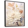 thumbnail image 2 of Designart "Harmonious Floral Kaleidoscope I" Flowers Floater Framed Canvas Wall Art, 2 of 5