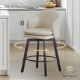 thumbnail image 4 of CHITA Modern Swivel Counter Height Bar Stools with Arm, 4 of 7