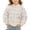 White, variant on Wilark Girls Cute Graphic Print Padded Puffer Jackets Causal Long Sleeve Stand Collar Snap Fall Winter Quilted Lightweight Warm Outerwear Pink 2-6