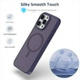 thumbnail image 4 of Allytechgroup Case for iPhone 14 Plus, [Compatible with Magsafe] Hard PC Rugged Non-Slip Shock-Absorbent Slim Lightweight Shockproof Protective Magnetic Back Cover for iPhone 14 Plus, Blue, 4 of 5