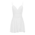 thumbnail image 4 of Gspmoly Robe pour Femmes, Robe à Bretelles à Col en V pour Femmes Robe Satinée Ajustée Robe Courte Aguichant Robes de Soirée pour Femmes jusqu'à 60 % de Rabais, 4 of 6