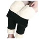 thumbnail image 5 of Leggings Prolriy con forro polar para mujer, cálidos y gruesos, de lana y terciopelo, tallas S-5XL, color negro, talla L, 5 of 5
