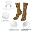 thumbnail image 3 of Cauagu Vintage Sunflower and Corn Autumn Pattern Fun Novelty Crew Socks,Casual Athletic Socks Neutral Socks Cozy Crew Socks Christmas Gift, 3 of 7