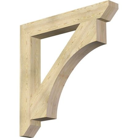 

Ekena Millwork 6 W x 46 D x 46 H Westlake Slat Rough Sawn Bracket Douglas Fir