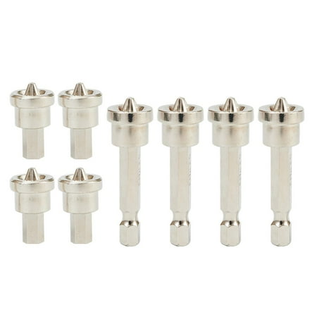 

8pcs Set Magnetic Positioning Screwdriver Bits Head Woodworking Screw Hex Shank