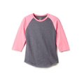 thumbnail image 1 of Soffe Women's Heathered Baseball T-Shirt - 3050V, 1 of 1