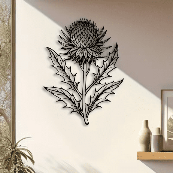 Floral Metal Wall Art, Decorative Flower Wall Decor