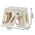 thumbnail image 3 of Taburete plegable al aire libre multifuncional, taburete de alojamiento de camping, 3 of 11