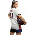 thumbnail image 5 of 2023 U.S. Soccer USWNT Ladies Champion 4 STARS Game Day Shirt Women Jersey - Women's Soccer World Cup - Sophia Smith 11 White, 5 of 5