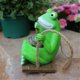 thumbnail image 4 of Swinging Frog Plant Pot Flower Pot Resin Frog Succulent Planter Pot for Indoor Outdoor Patio Windowsill Garden, 4 of 5