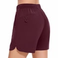thumbnail image 3 of BASSDASH Women’s 5” Fishing Shorts UPF 50+ Water Resistant Quick Dry Athletic Hiking Shorts with Pockets FP05W, 3 of 9