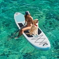 thumbnail image 3 of CONCETTA Inflatable Paddle Board,Equipped With SUP Paddle Board Accessories, The Non-slip EVA Deck Design Restarts The Surfboard,Surfboard for Youth&Adults of All Skill Levels,Gray Blue, 3 of 9