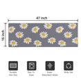 thumbnail image 5 of Gray White Flower Pattern Door Rugs,Washable Non Slip Door Mats Indoor,Decorative Door Mats,Entry Mat Indoor for Entrance,Bedroom,Kitchen,Bathroom,16"x47", 5 of 6