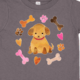 thumbnail image 4 of Inktastic Cute Puppy Valentine with Hearts and Bones Boys or Girls Toddler T-Shirt, 4 of 5