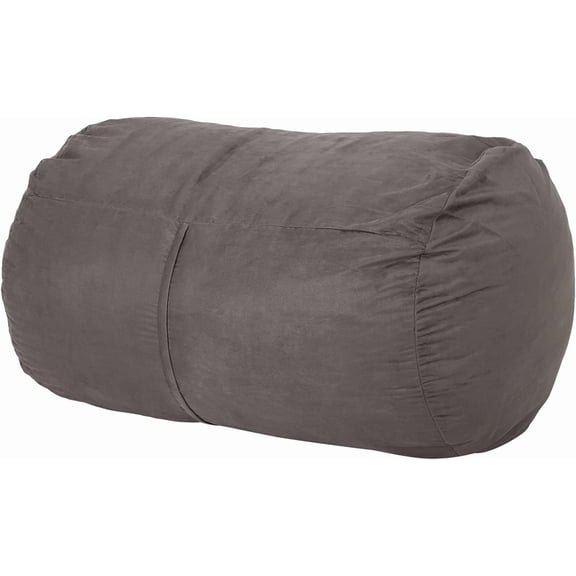 YANTONG Nyla Fabric Bean Bag, Charcoal, Small