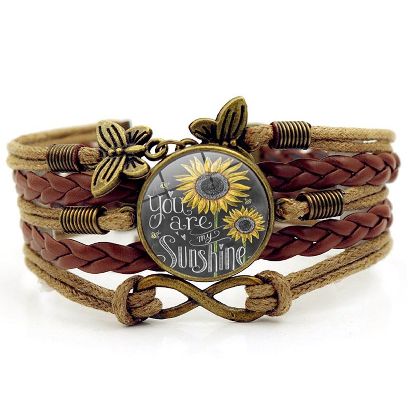 SUNFLOWER Leather Bracelet for Women Teen Girls You are My Sunshine Bracelets  BRACELET - Bracelets | Facebook Marketplace