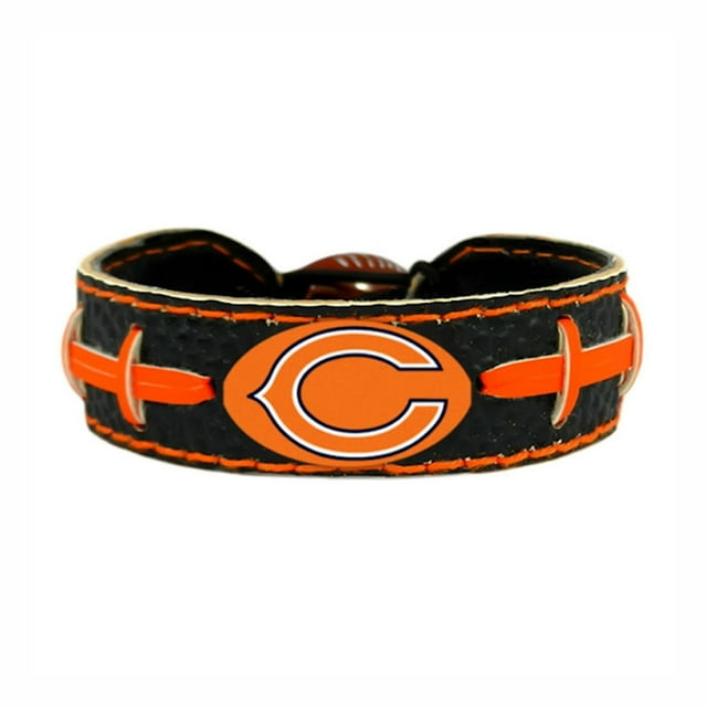 NFL Chicago Bears Logo d'Équipe Sportive en Cuir Bracelet de Football