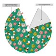 thumbnail image 2 of Sikiie Flying Bees 30-48 inches {designName} Print Christmas Tree Skirt Snowman Xmas Tree Skirt with Edge Christmas Decorations for Holiday Party30", 2 of 7